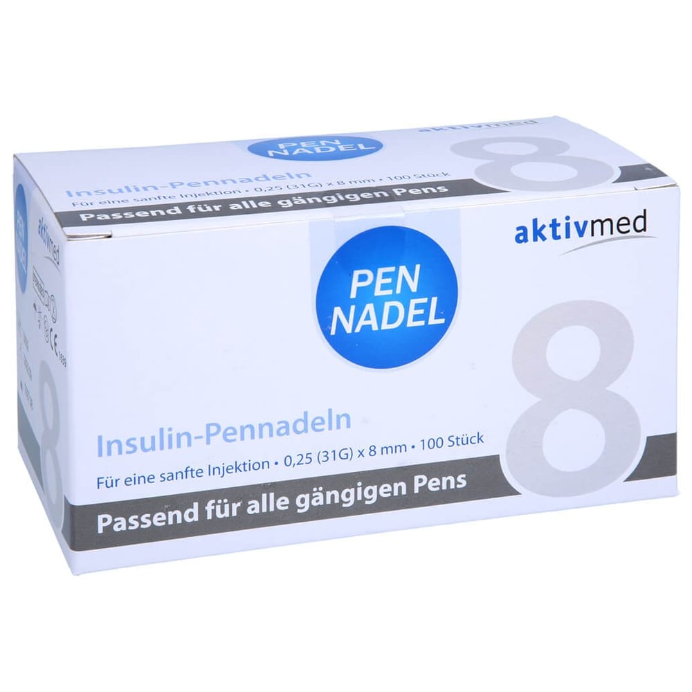 PEN-NADELN Universal 8 Kanülen 0,26x8 mm