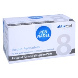 PEN-NADELN Universal 8 Kanülen 0,26x8 mm