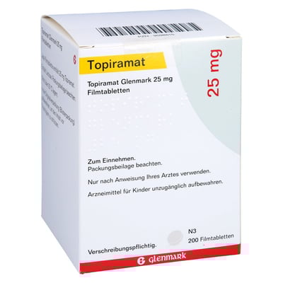Topiramat Glenmark 25 mg