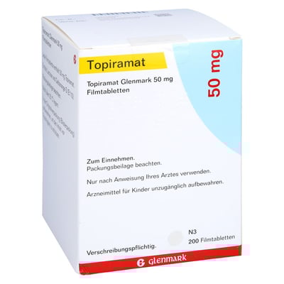 Topiramat Glenmark 50 mg