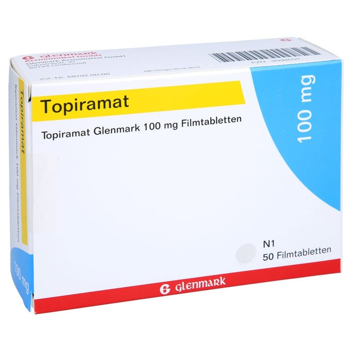 Topiramat Glenmark 100mg