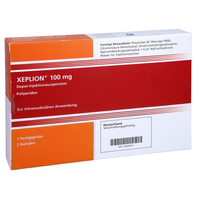 Xeplion 100mg Depot-Injektionssuspension