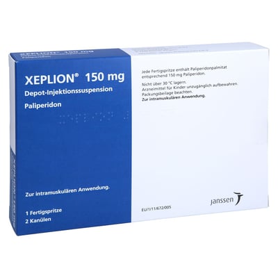 Xeplion 150 mg Depot-Injektionssuspension Produktbild 1