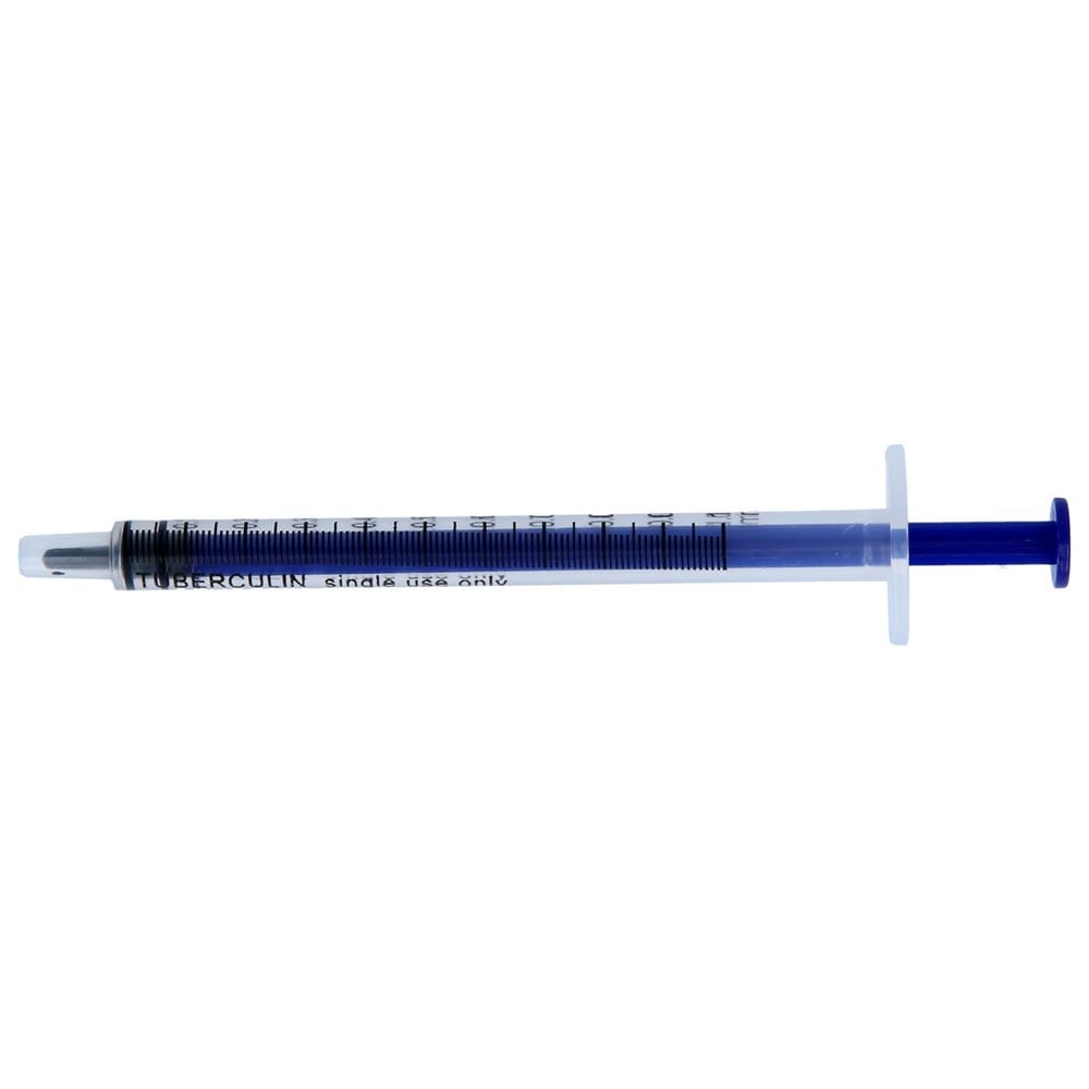 Tuberkulinspritze 1 ml ohne Kanüle
