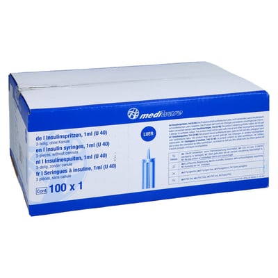 Insulin Spritzen 1 ml U40 Produktbild 1