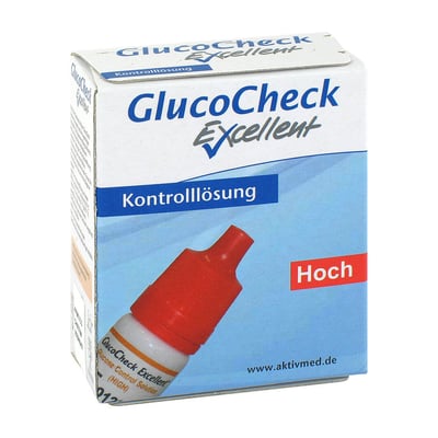 Glucocheck Excellent Kontrolllösung hoch
