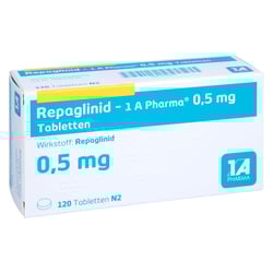 Repaglinid - 1 A Pharma 0.5mg Tabletten