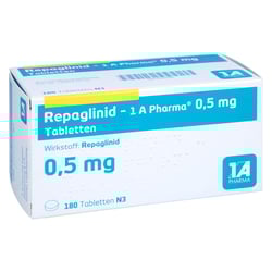 Repaglinid - 1 A Pharma 0.5mg Tabletten