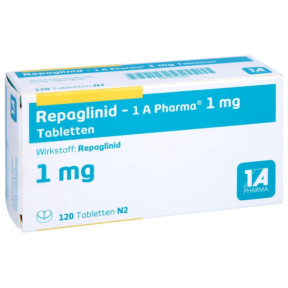 Repaglinid - 1 A Pharma 1mg Tabletten