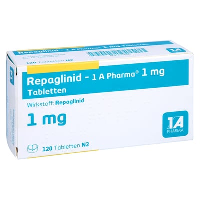 Repaglinid - 1 A Pharma 1mg Tabletten