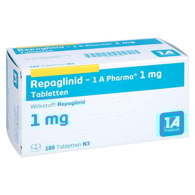 Repaglinid - 1 A Pharma 1mg Tabletten