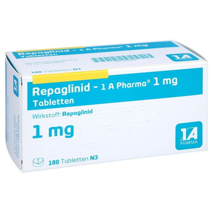 Repaglinid - 1 A Pharma 1mg Tabletten