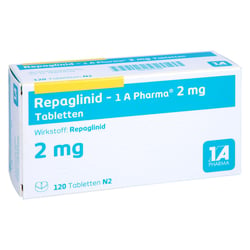 Repaglinid-1A Pharma 2 mg