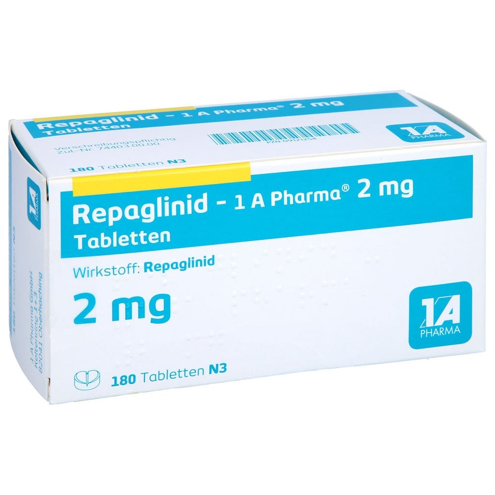 Repaglinid - 1 A Pharma 2mg Tabletten