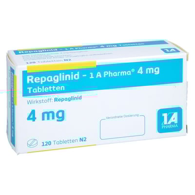 Repaglinid - 1 A Pharma 4mg Tabletten