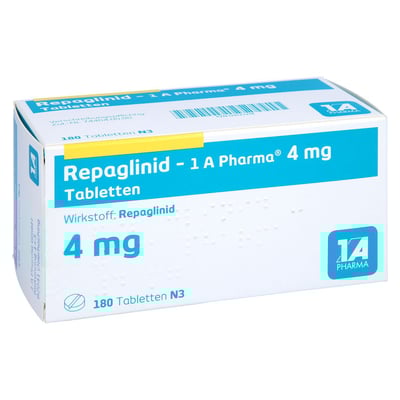 Repaglinid - 1 A Pharma 4mg Tabletten