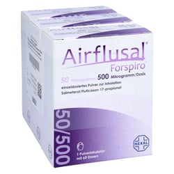 Airflusal Forspiro 50 Mikrogramm/500 Mikrogramm/Dosis