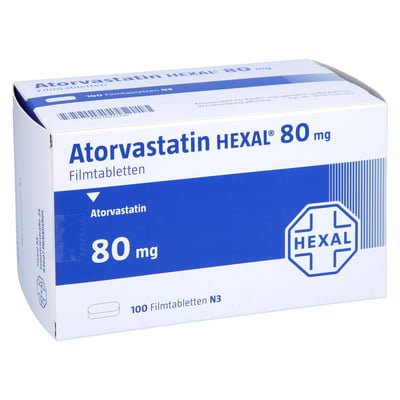 Atorvastatin Hexal 80 mg