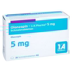 Olanzapin - 1 A Pharma 5mg Schmelztabletten