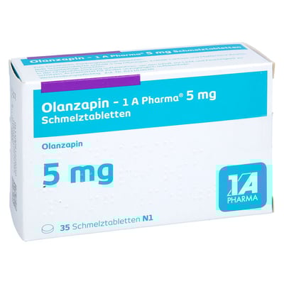 Olanzapin - 1 A Pharma 5mg Schmelztabletten