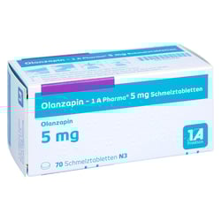 Olanzapin - 1 A Pharma 5mg Schmelztabletten