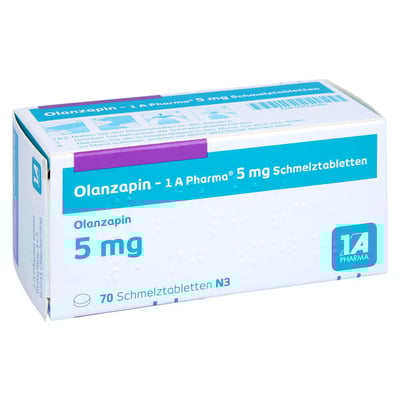 Olanzapin - 1 A Pharma 5mg Schmelztabletten