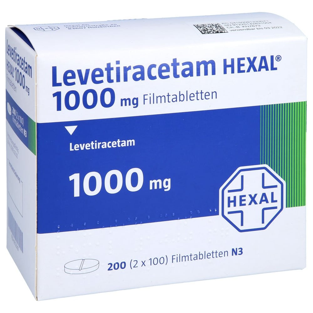 Levetiracetam HEXAL 1000 mg