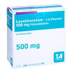Levetiracetam-1A Pharma 500 mg Produktbild 1