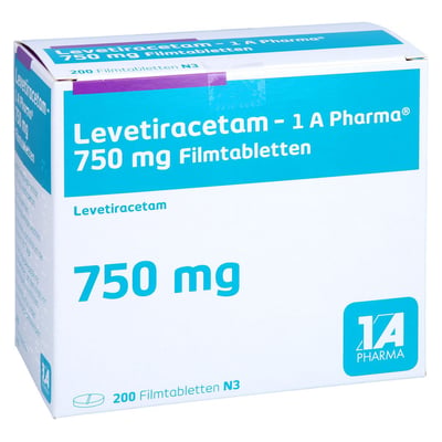Levetiracetam-1A Pharma 750 mg Produktbild 1