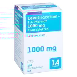 Levetiracetam - 1 A Pharma 1000mg Filmtabletten
