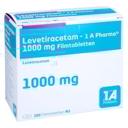 Levetiracetam - 1 A Pharma 1000mg Filmtabletten