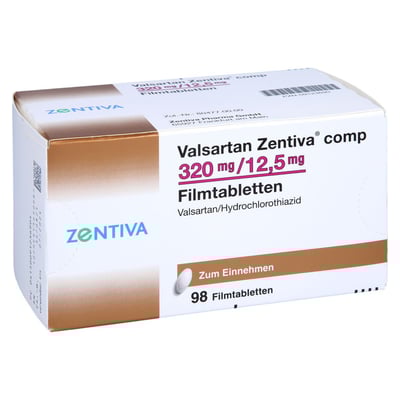 Valsartan Zentiva comp 320 mg/12,5 mg