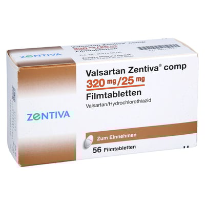 Valsartan Zentiva comp 320 mg/25 mg