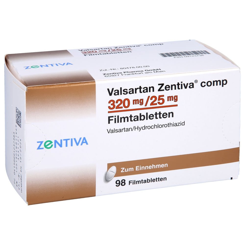 Valsartan Zentiva comp 320 mg/25 mg