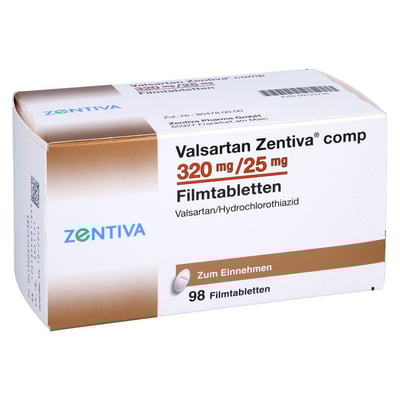 Valsartan Zentiva comp 320 mg/25 mg