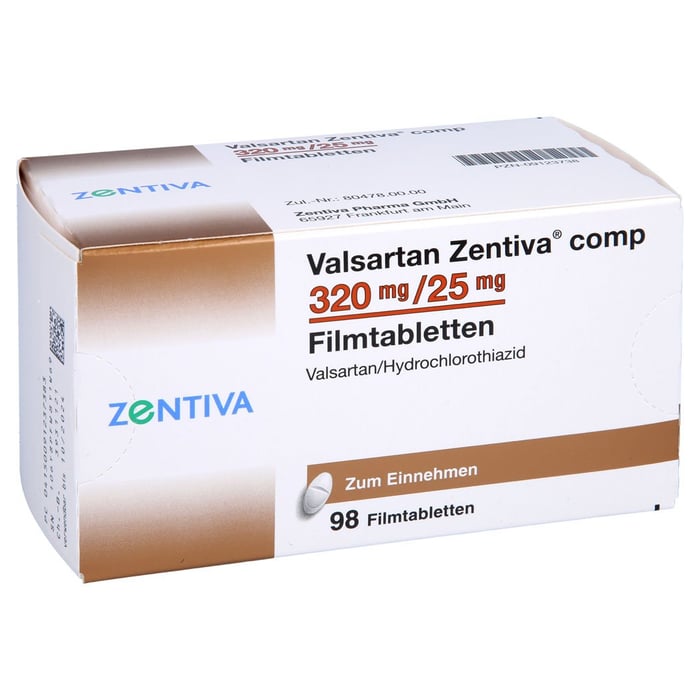 Valsartan Zentiva comp 320mg/25mg
