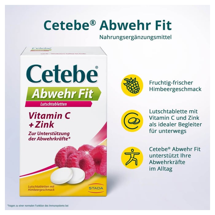 Cetebe Abwehr Fit Lutschtabletten