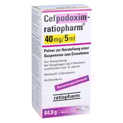 Cefpodoxim-ratiopharm 40 mg/5 ml