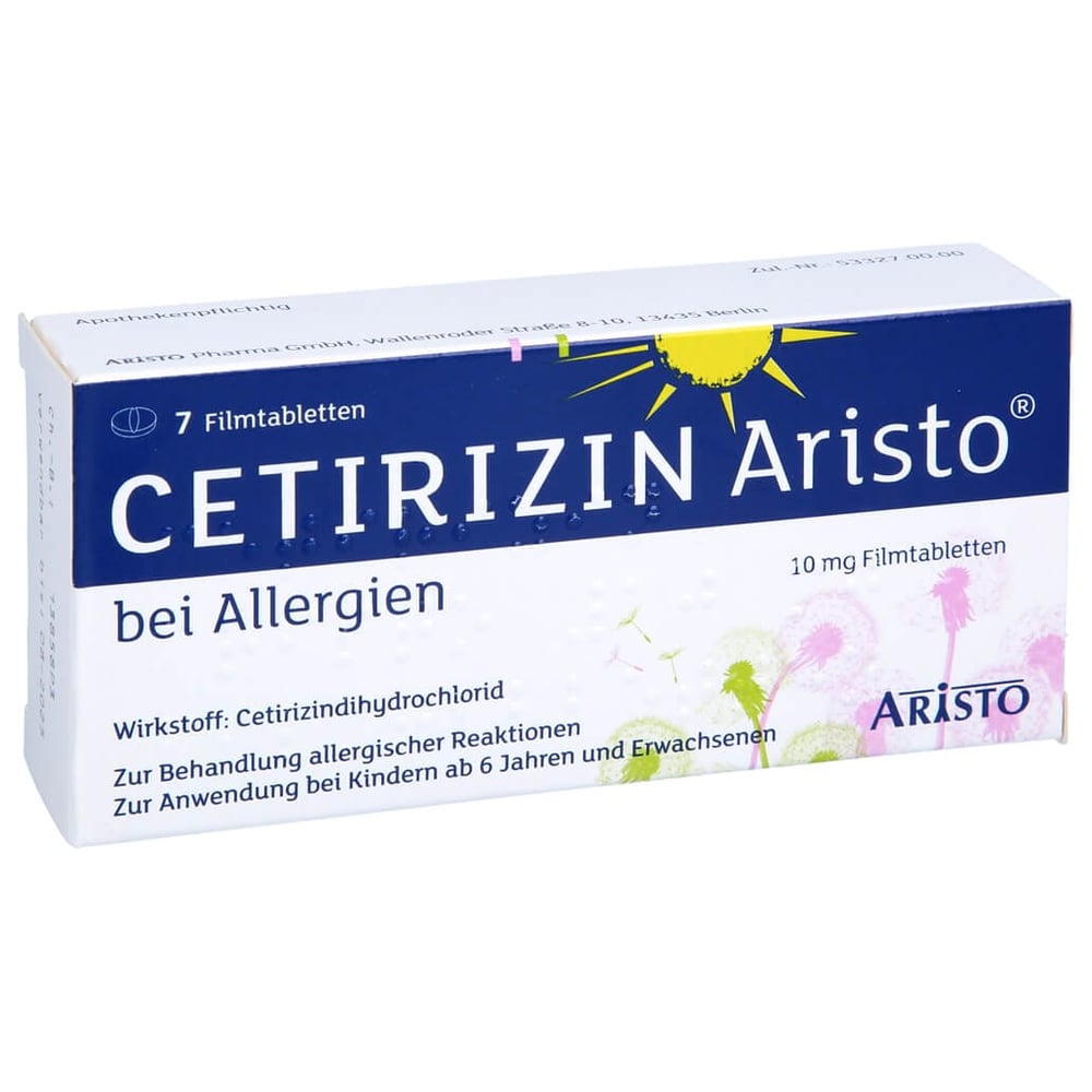 Cetirizin Aristo bei Allergien 10 mg