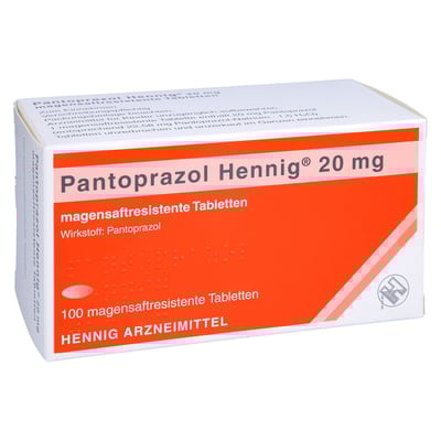Pantoprazol Hennig 20 mg