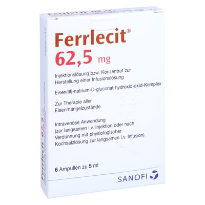 Ferrlecit 62,5 mg Produktbild 1