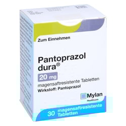 Pantoprazol dura 20 mg
