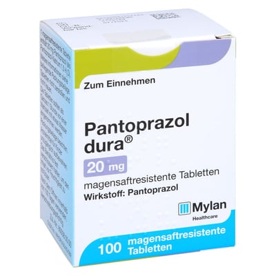 Pantoprazol dura 20 mg