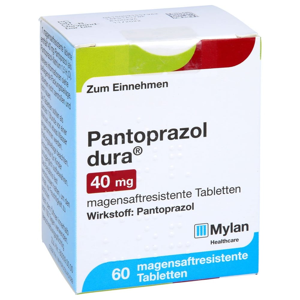 Pantoprazol dura 40 mg