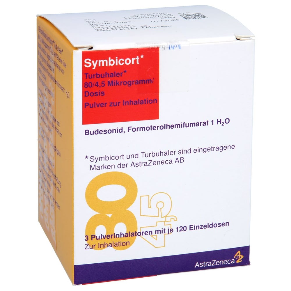 Symbicort Turbuhaler 80/4,5 Mikrogramm/Dosis