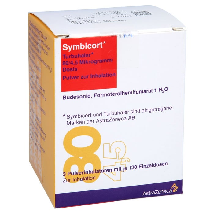 Symbicort Turbuhaler 80/4,5 Mikrogramm/Dosis