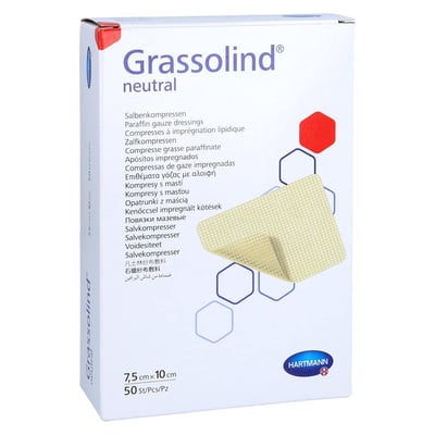 Grassolind Salbenkompressen 7,5x10 cm steril 1001 Artikel Medical