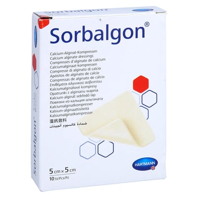 Sorbalgon 5x5 cm Kompr Produktbild 1