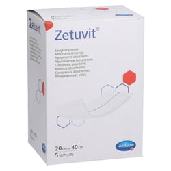 Zetuvit Saugkompressen steril 20x40 cm 1001 Artikel Medical