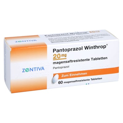 Pantoprazol Winthrop 20 mg